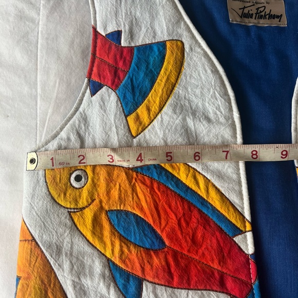 Julia Pinkham hand painted custom vest - Picture 11 of 13